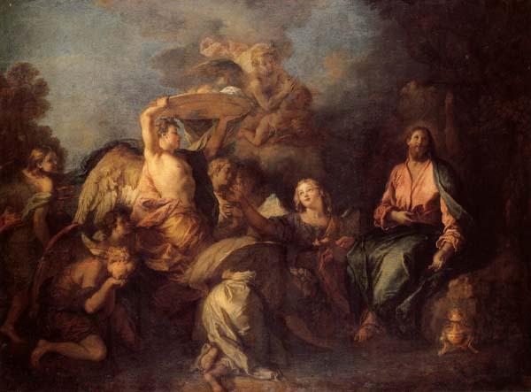 Charles de Lafosse The Temptation of Christ Sweden oil painting art
